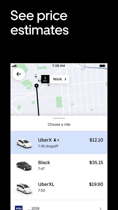 优步请求乘车（Uber-Request a ride）APP