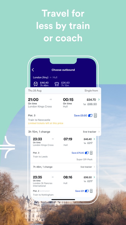 Trainline:Book train ticketsAPP