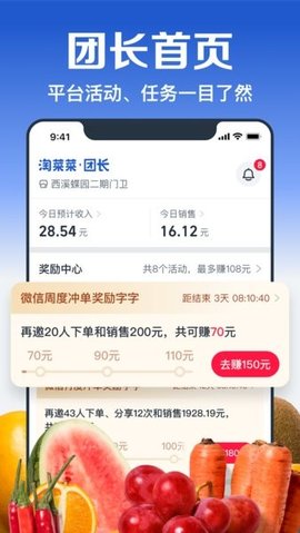 淘菜菜团长软件APP