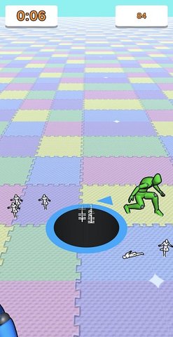 碎布玩偶进洞游戏