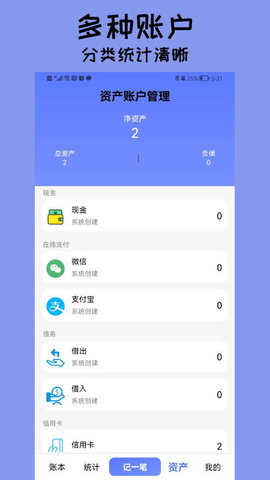 快记账本APP