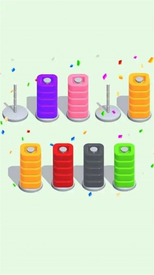 彩色篮圈拼图APP游戏