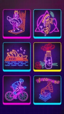 霓虹灯光游戏