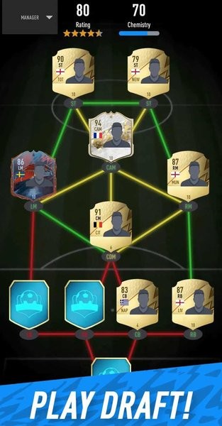 足球小队抽卡模拟器游戏