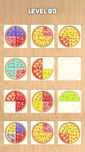 披萨排序难题(PizzaSortPuzzle)游戏