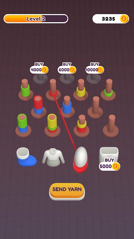 针线排序(KnittingSort)游戏