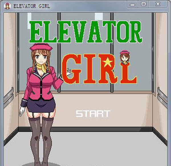 elevator电梯女孩像素桃子移植游戏