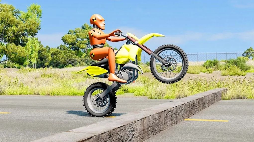 摩托车假人碰撞测试(MotoBikeDummyCrashTestSim)游戏