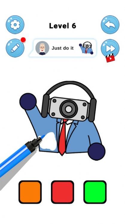 彩色怪物绘画ASMR游戏
