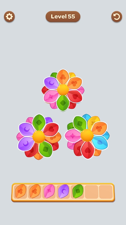 花朵叶子掌控消除游戏