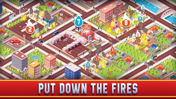 空闲的消防员帝国大亨(IdleFirefighterEmpireTycoon)游戏