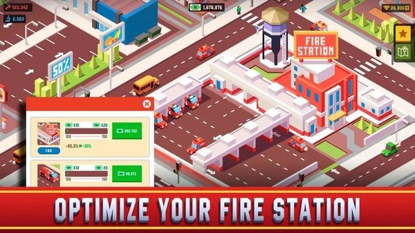 空闲的消防员帝国大亨(IdleFirefighterEmpireTycoon)游戏