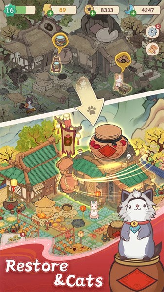 梦幻桃园(DreamXanadu:CatsBlastSaga)游戏