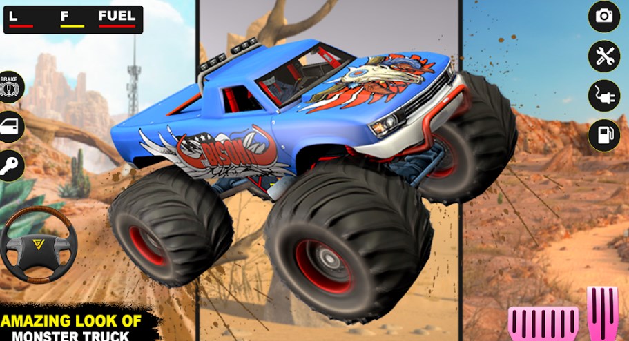 德比沙漠卡车(MonsterDerbyTruckFighting)游戏