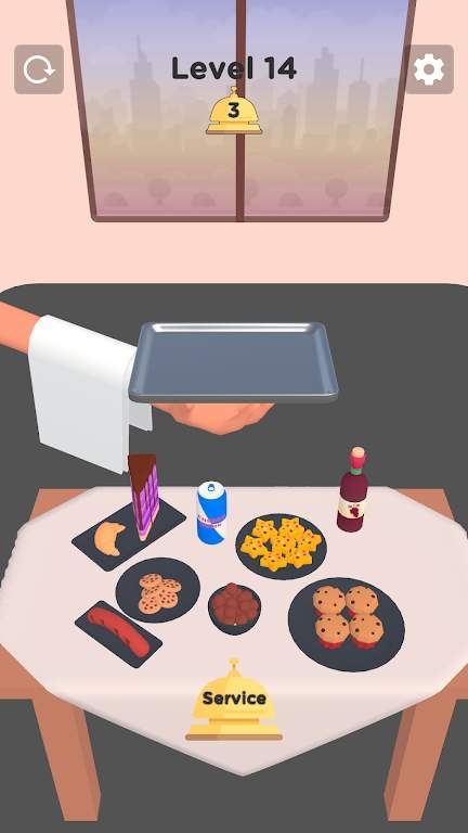 放置食物挑战游戏