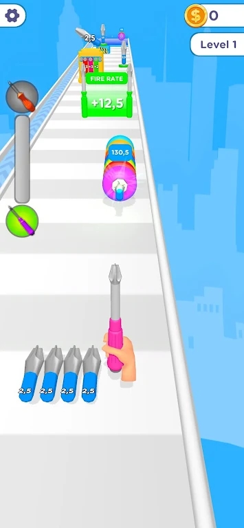 疯狂奔跑的螺丝游戏