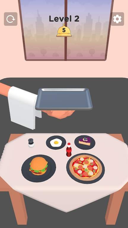 放置食物挑战游戏