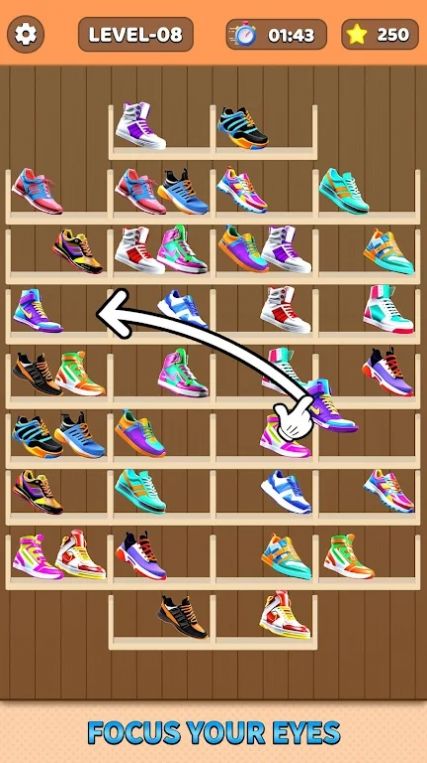 鞋子分类(ShoeSort)游戏