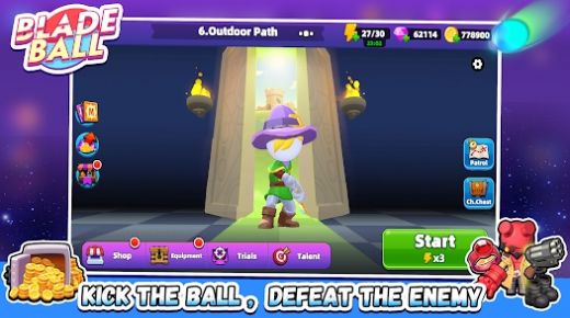 刀锋躲避球之战(BladeBall)游戏
