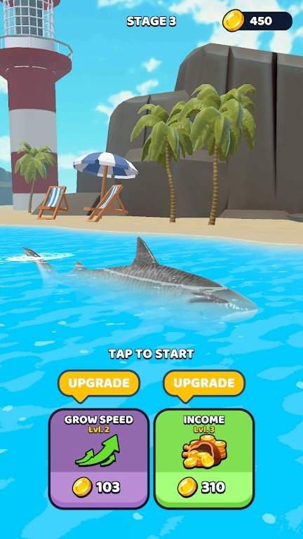 鲨鱼跳跃吃人(SharkyJump)游戏