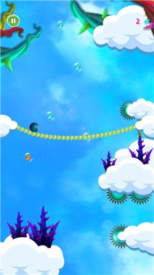 滚动的绳索天空游戏