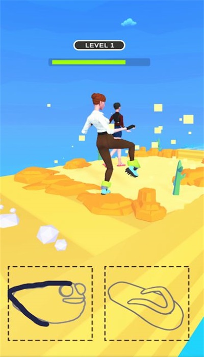 选鞋赛跑游戏