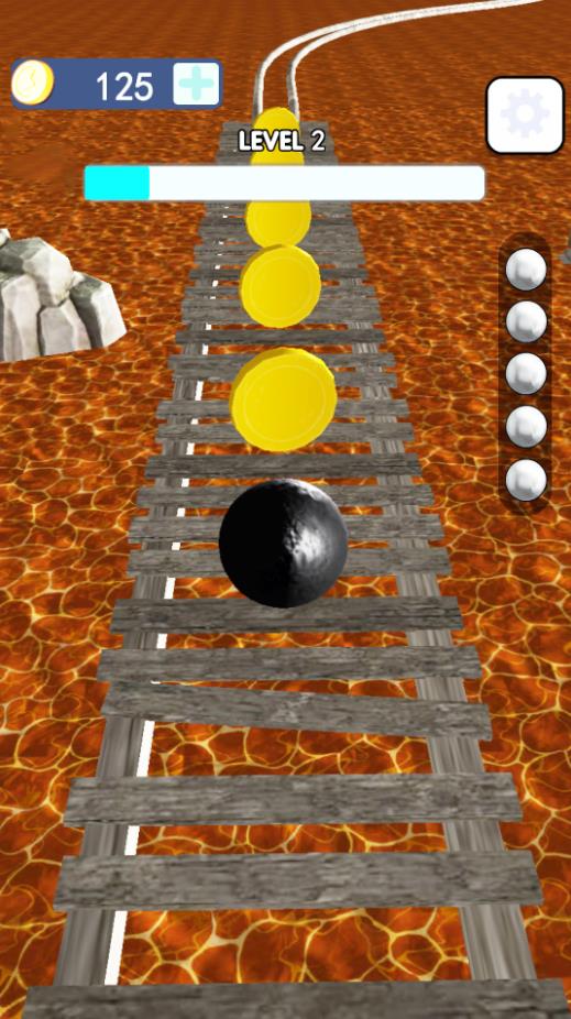 3D滚球冲冲冲游戏