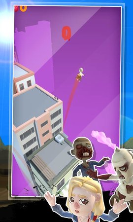 弹跳僵尸3D游戏