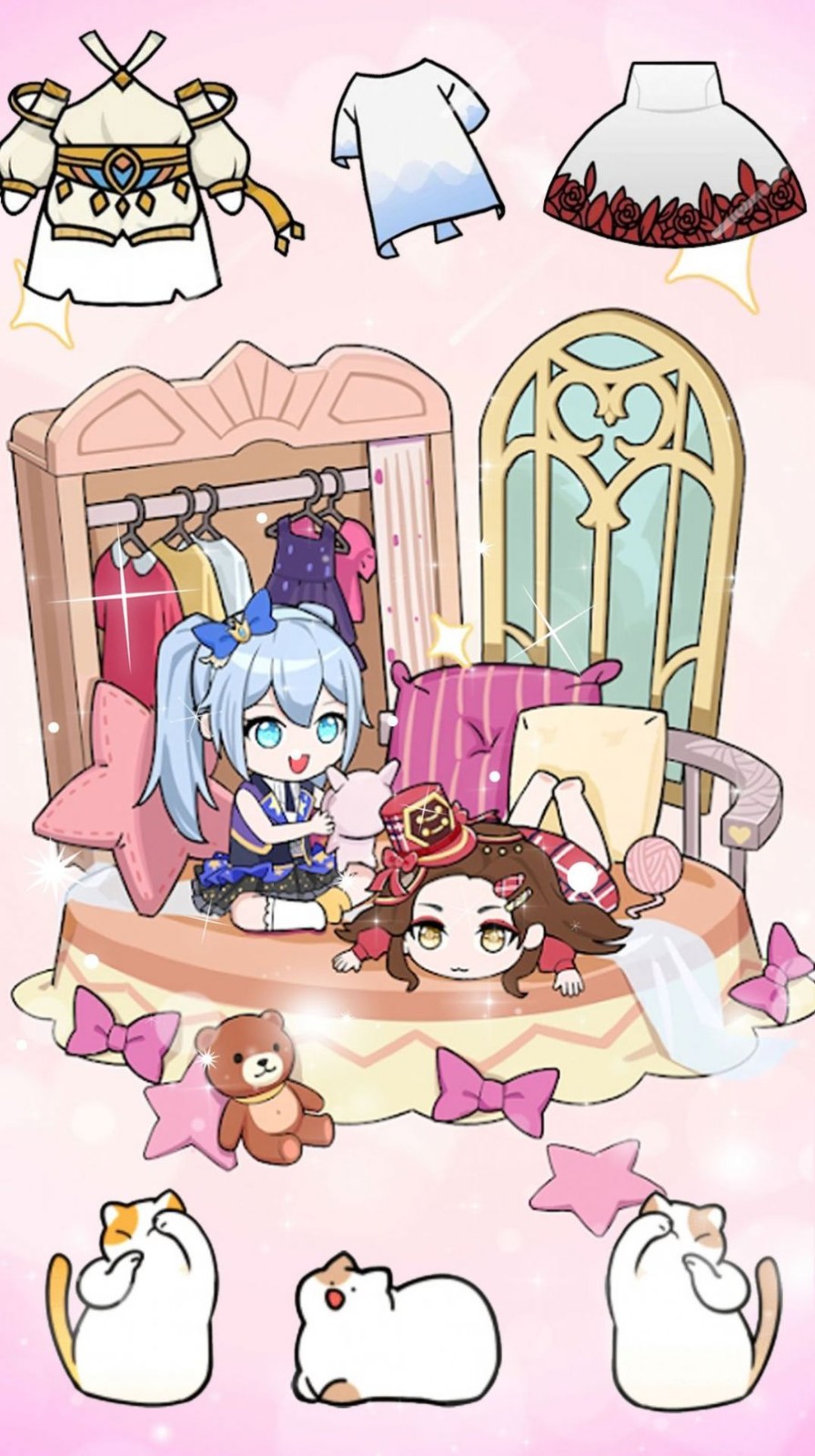 校园少女的时装游戏