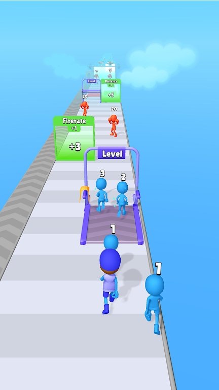 指导队伍跑3D游戏