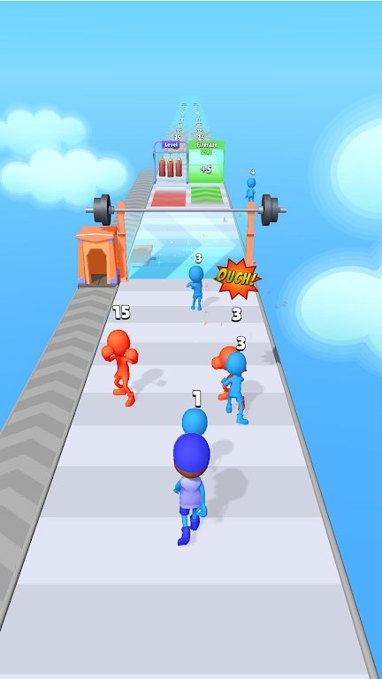 指导队伍跑3D游戏