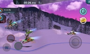 疯狂技能雪地摩托游戏