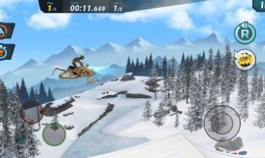 疯狂技能雪地摩托游戏