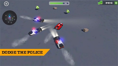 躲避警车追击游戏