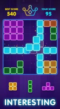 发光块拼图游戏