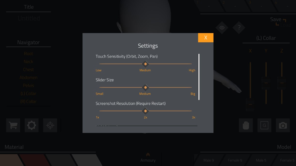 3D角色模型摆姿势工具APP