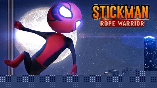 火柴人绳蜘蛛战士游戏