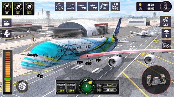 飞行员模拟器FlightSim游戏