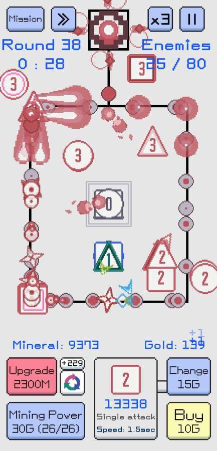 随机金字塔防御游戏