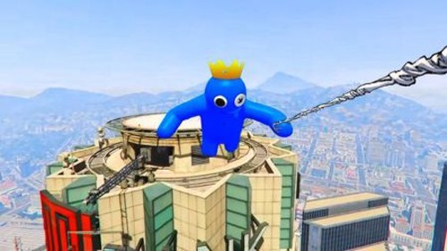 彩虹朋友绳索游戏