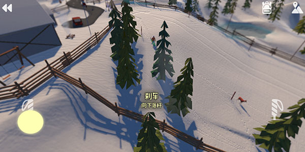 高山冒险滑雪游戏