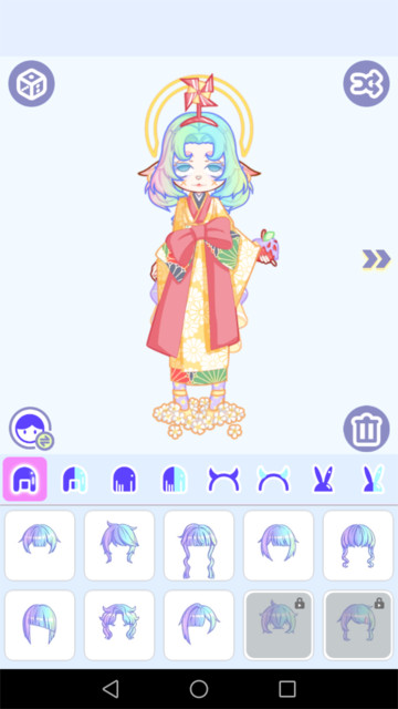 魔幻粉彩女孩萌拼游戏