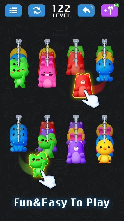 玩具排序排序拼图(Toy sort Sort puzzle)游戏
