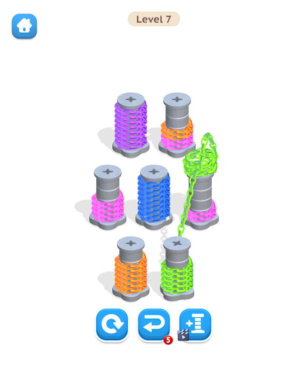 连锁彩色拼图(Chain ColorPuzzle)游戏