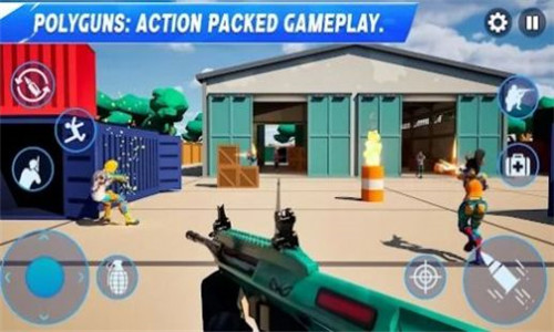 多枪战场的射击对抗(Polyguns Fps Shooter)游戏