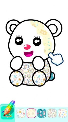 公主女孩着色 第1张图