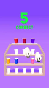 杯子移动搭配(cup matching)游戏