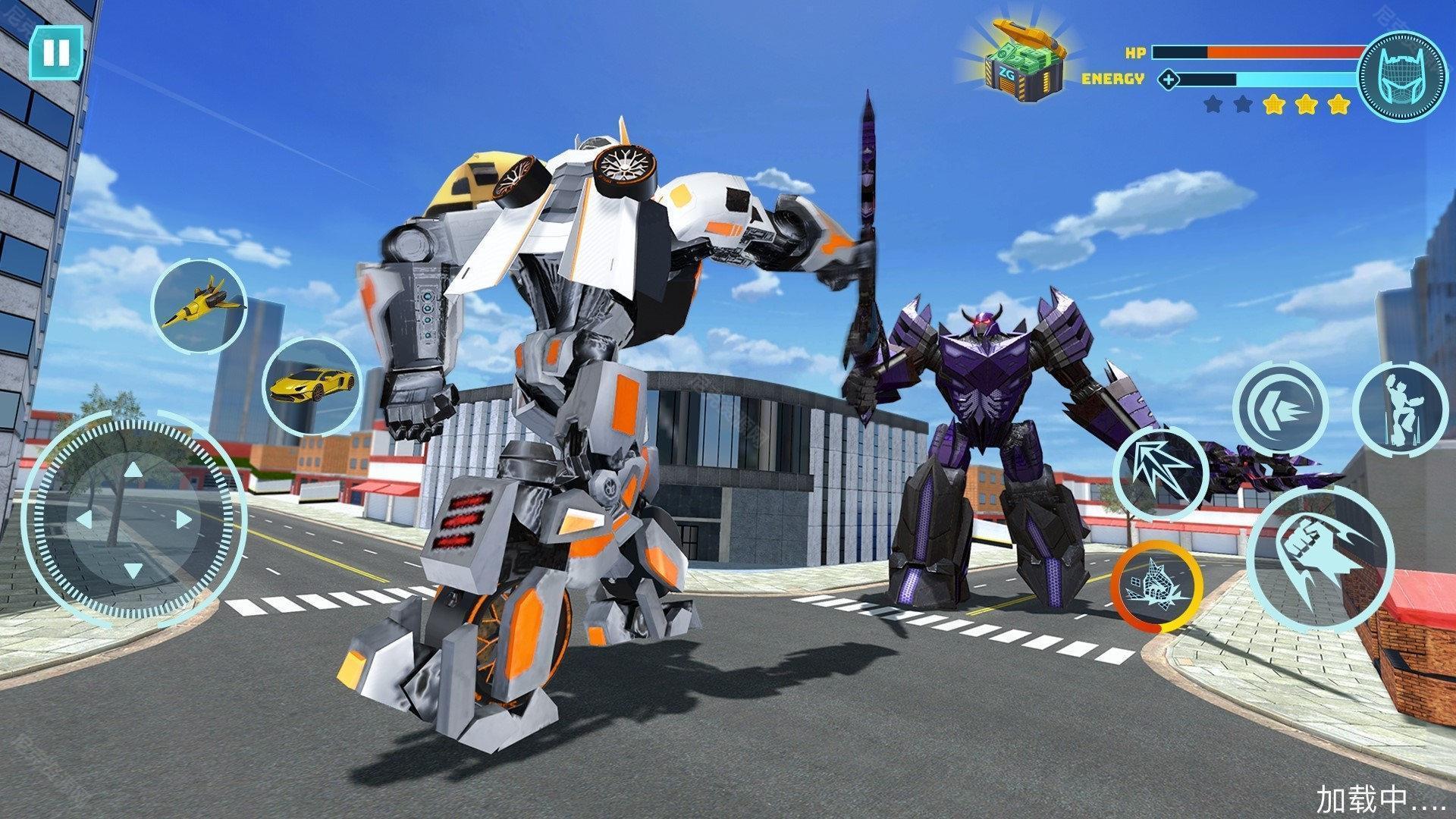 机甲变形战士游戏