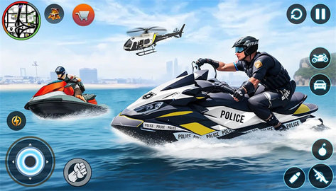警察追逐偷车贼游戏