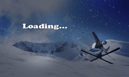 全速滑雪游戏